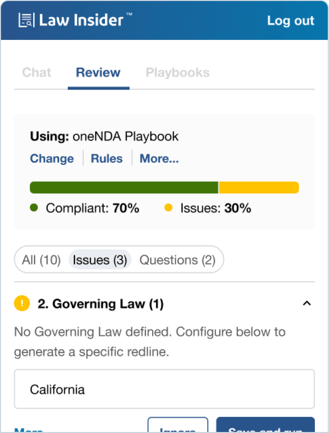 Law Insider contract review