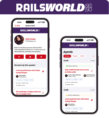 Rails World Conference App